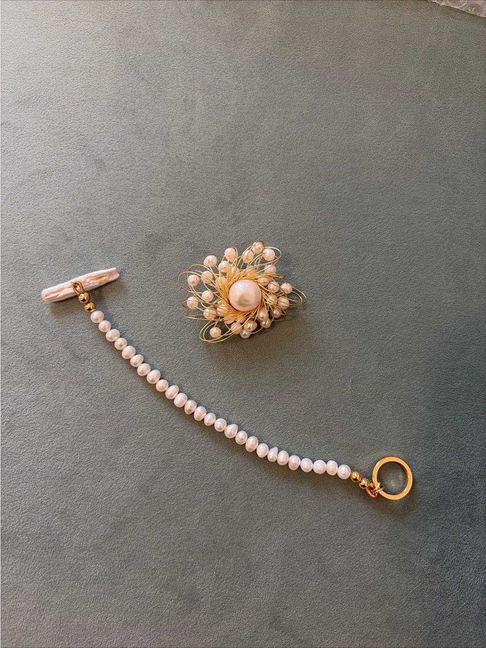 Bracelet and Brooch